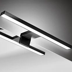 Garnero Arredamenti Mobile Bagno Sospeso-Mobile bagno sospeso 140cm con 2 lavabi, specchio e colonna nero Serif