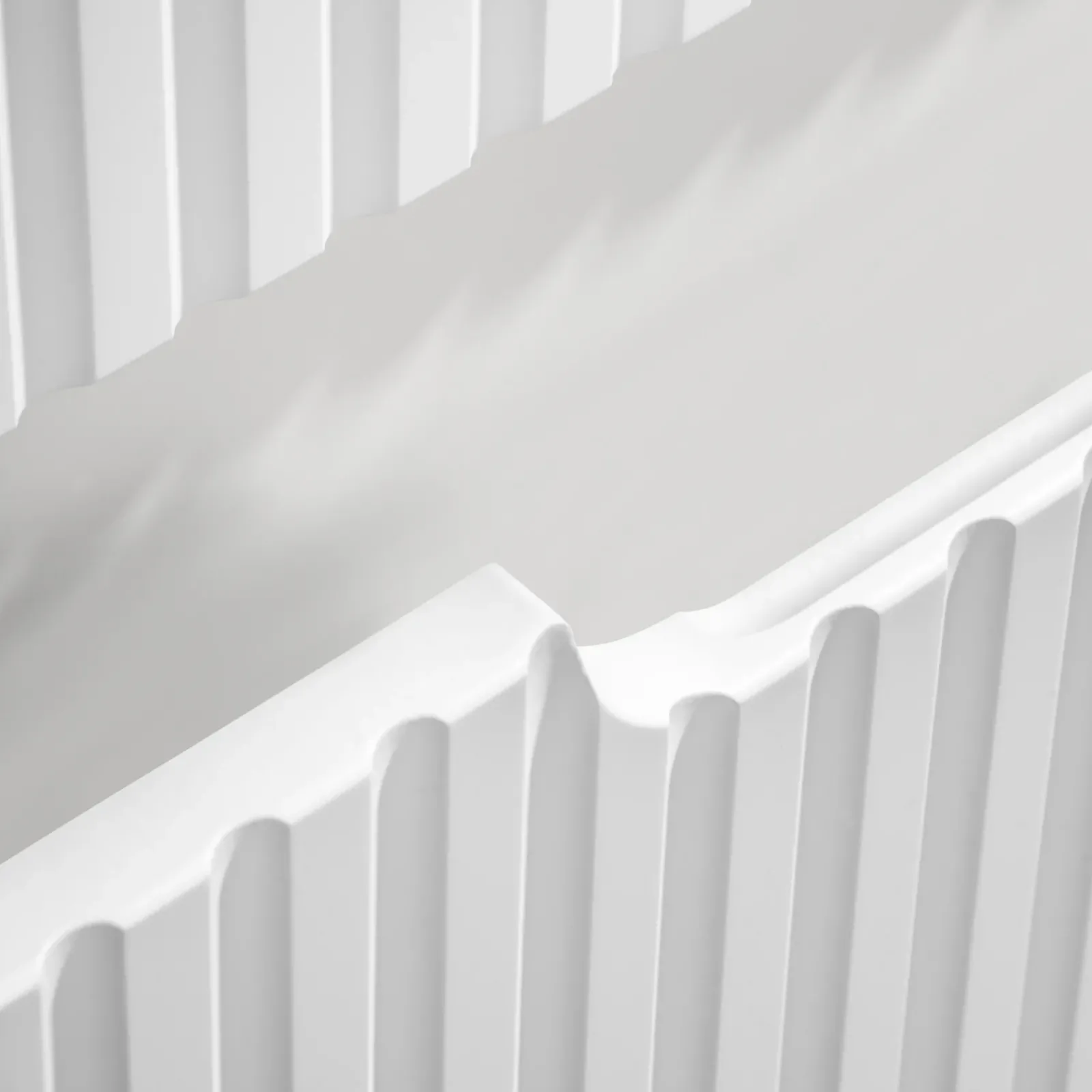 Garnero Arredamenti Mobile Bagno Sospeso-Mobile bagno sospeso 80cm cannettato 2 cassetti e vani bianco rovere Cleany Bianco Opaco