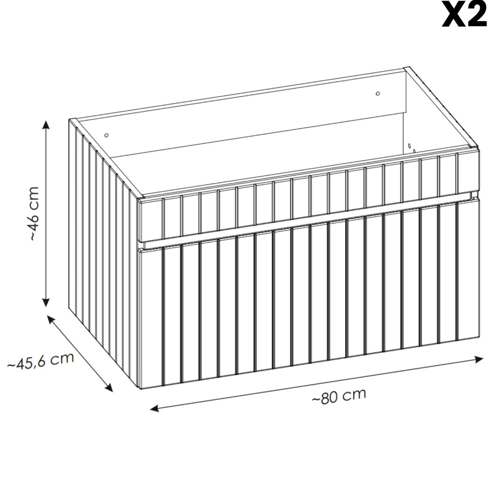 Garnero Arredamenti Mobile Bagno Sospeso-Mobile bagno sospeso 160cm cannettato con 2 lavabi, colonna e specchio rosa Autentic