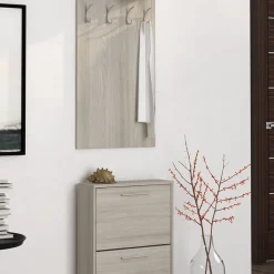 Garnero Arredamenti Mobili Ingresso Appendiabiti|Mobili Ingresso-Mobile ingresso 54x211h cm appendiabiti rovere Colton