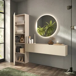 Garnero Arredamenti Mobili Ingresso Appendiabiti|Mobili Ingresso-Mobile ingresso 192x186h cm beige Sunset 99