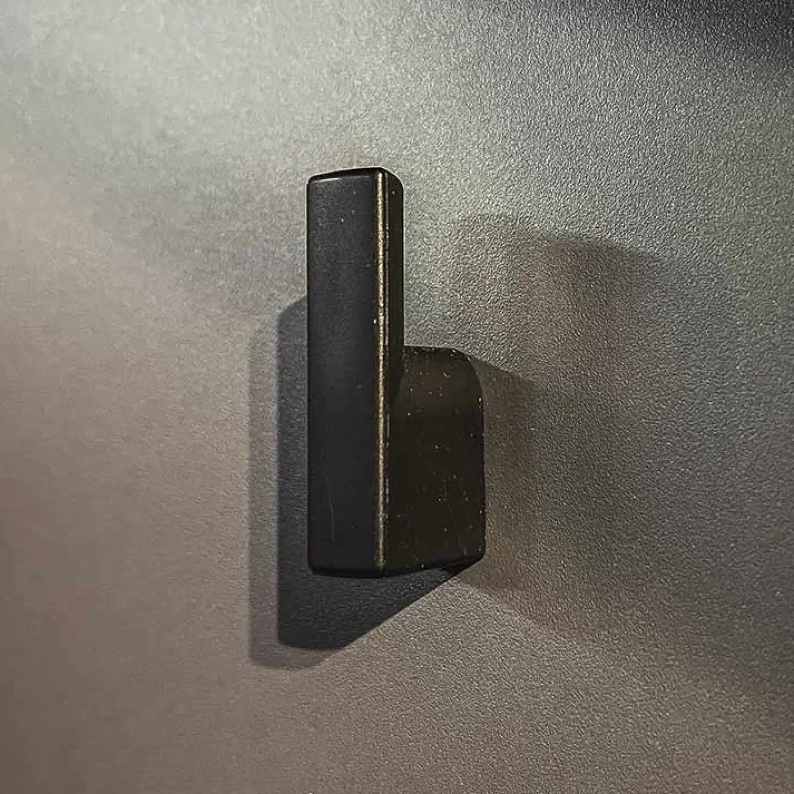 Garnero Arredamenti Mobili Ingresso Appendiabiti|Mobili Ingresso-Mobile ingresso 120x203h cm con specchio rovere antracite stampa a righe San Francisco Gihome® Antracite - Rovere