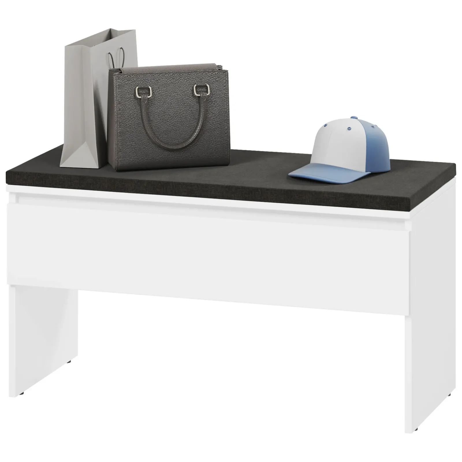 Garnero Arredamenti Mobili Ingresso Appendiabiti|Mobili Ingresso-Mobile ingresso 200x230h cm con specchio appendiabiti bianco Accent Bianco Opaco