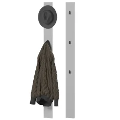 Garnero Arredamenti Mobili Ingresso Appendiabiti|Mobili Ingresso-Mobile ingresso 200x230h cm con specchio appendiabiti Accent Grigio