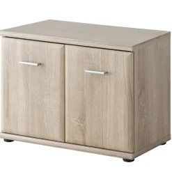 Garnero Arredamenti Mobili Ingresso Appendiabiti|Mobili Ingresso-Mobile ingresso 120x200h cm moderno sonoma San Francisco Gihome® Rovere