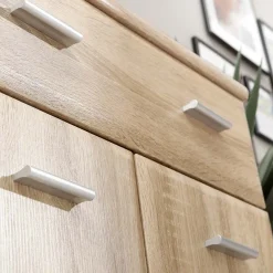 Garnero Arredamenti Mobili Ingresso Appendiabiti|Mobili Ingresso-Mobile ingresso 120x200h cm moderno sonoma San Francisco Gihome® Rovere