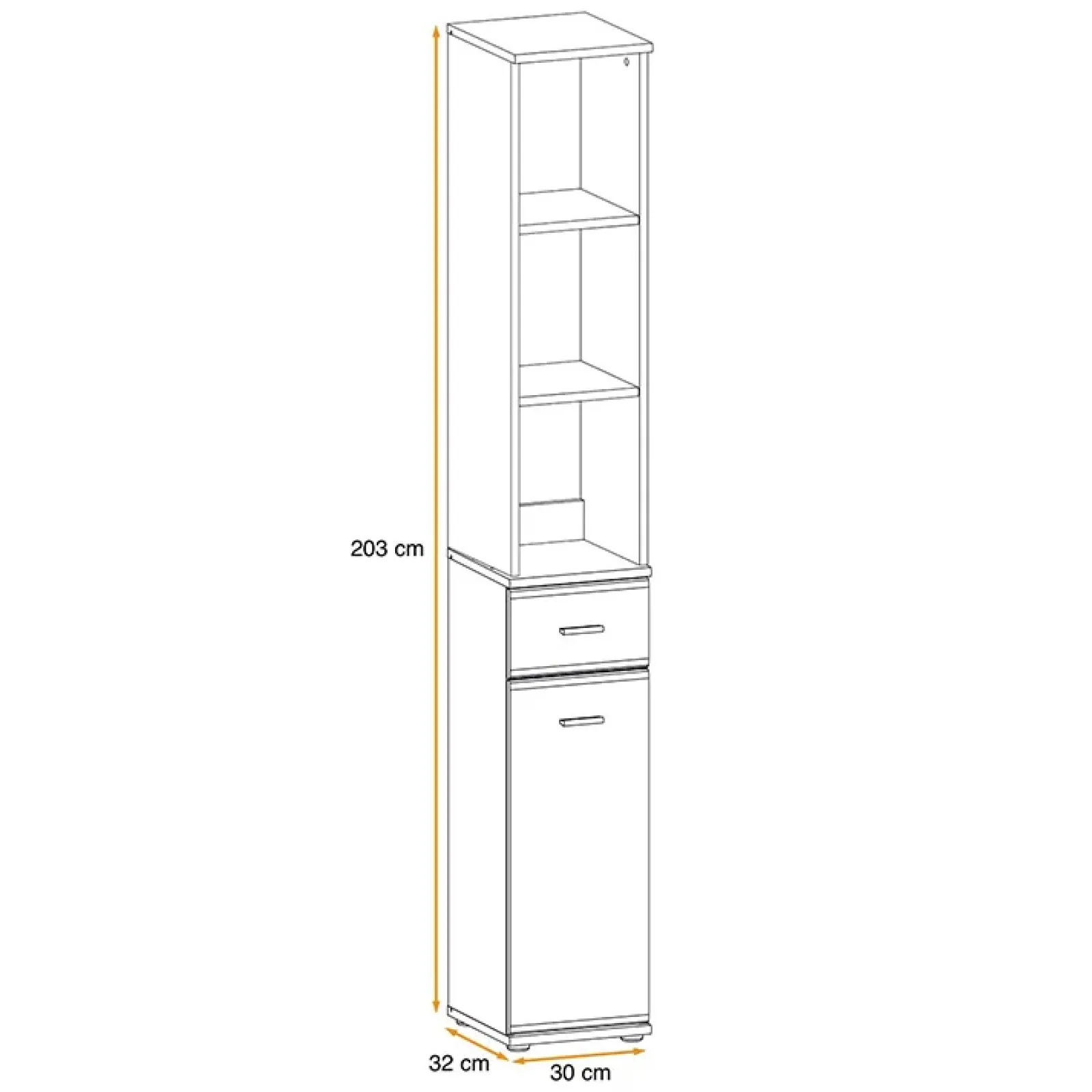 Garnero Arredamenti Mobili Ingresso Appendiabiti|Mobili Ingresso-Mobile ingresso 90x203h cm moderno rovere antracite stampa a righe Arizona Gihome® Antracite - Rovere