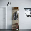 Garnero Arredamenti Mobili Ingresso Appendiabiti|Mobili Ingresso-Mobile ingresso 60x190h cm rovere sonoma scuro London