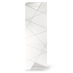 Garnero Arredamenti Armadi E Madie Ingresso|Mobili Multiuso-Mobile multiuso ingresso 60x187h cm appendiabiti bianco lucido specchio Olimpo