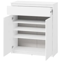 Garnero Arredamenti Armadi E Madie Ingresso|Mobili Multiuso-Mobile multiuso ingresso 92x107h cm con cassetto bianco Accent Bianco Opaco