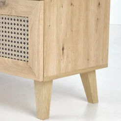 Garnero Arredamenti Mobili Tv Moderni|Mobile Tv Moderno-Mobile porta tv 150x45h cm 2 ante 2 vani a giorno moderno rovere Sombra