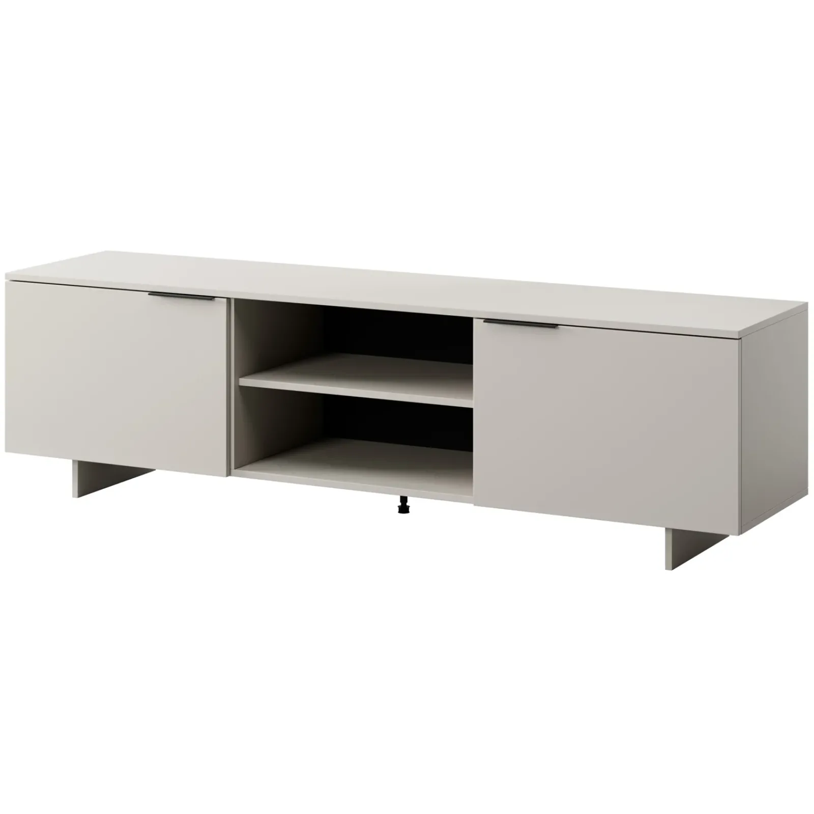 Garnero Arredamenti Mobile Tv Basso|Mobili Tv Moderni-Mobile porta TV 180x55h cm 2 ante grigio Stone