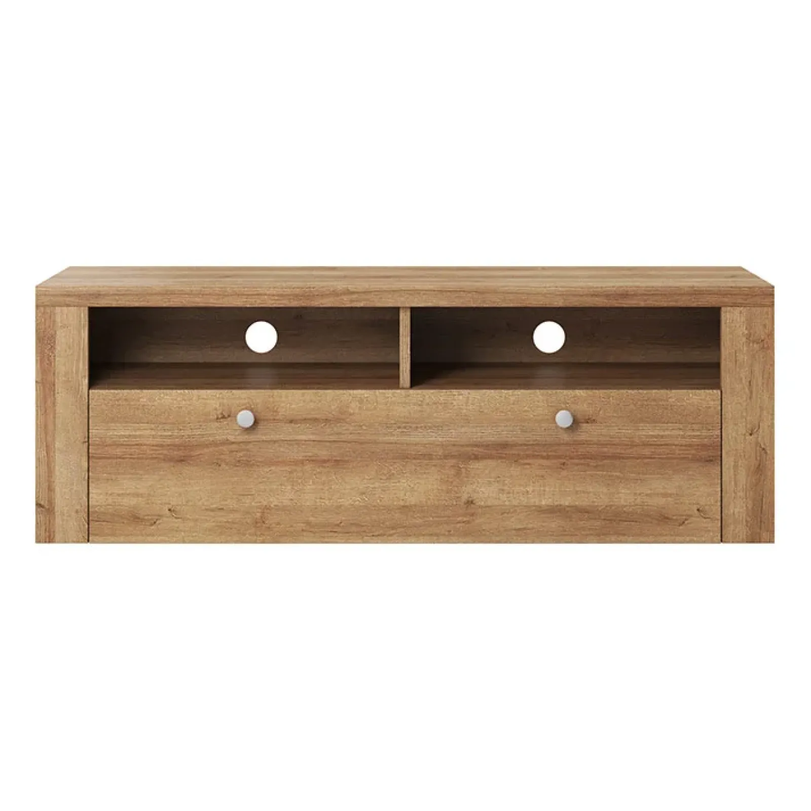 Garnero Arredamenti Mobile Tv Basso|Mobili Tv Moderni-Mobile porta TV 140x49h cm 1 anta Paloma 2 Rovere