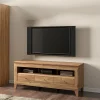 Garnero Arredamenti Mobili Tv Moderni|Mobile Tv Moderno-Mobile porta TV 156x64h cm 3 cassetti soggiorno rovere scuro Lucca