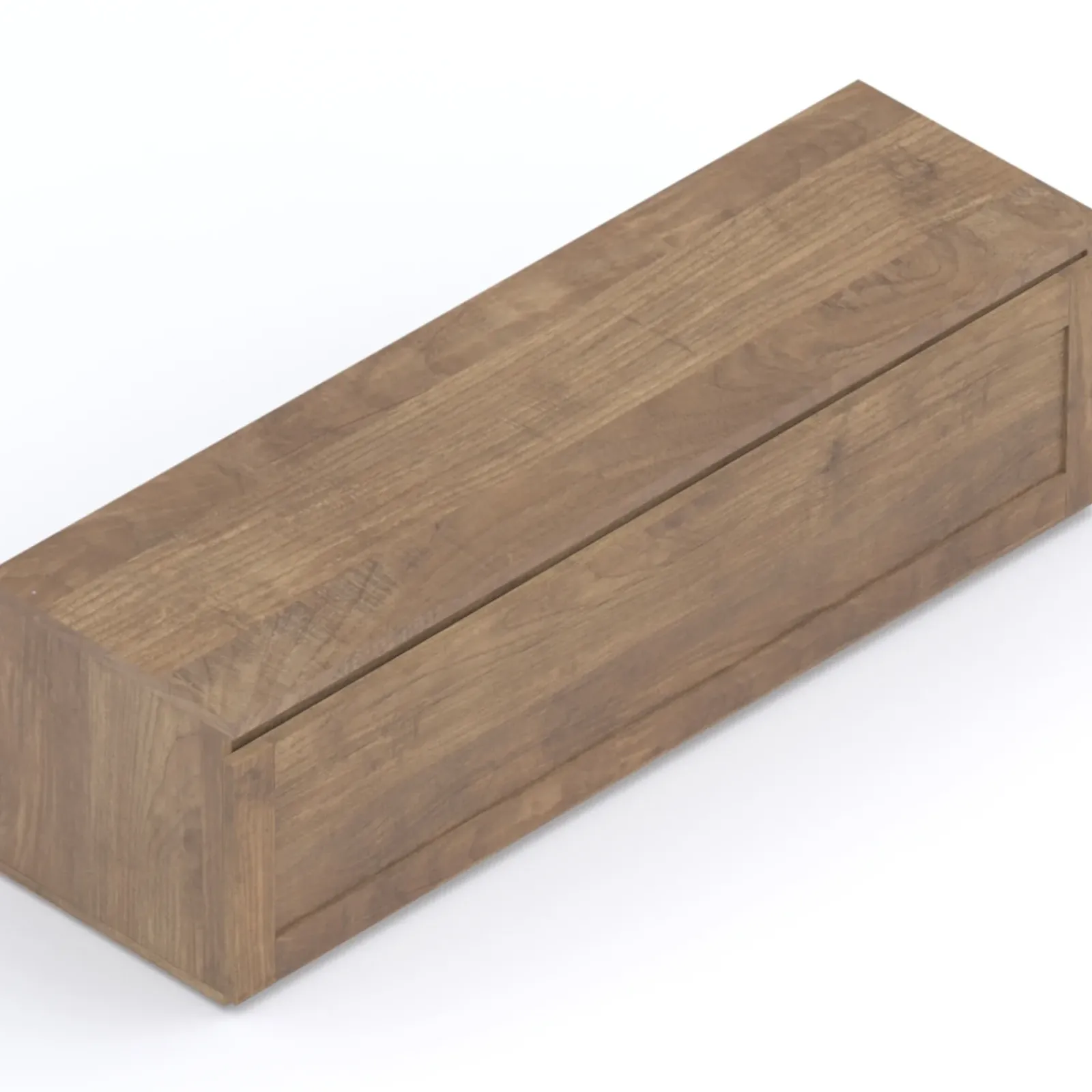 Garnero Arredamenti Mobile Tv In Legno|Mobile Tv Basso-Mobile porta TV 138x40h cm 1 cassettone con telaio rovere scuro Sunset Noce