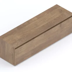 Garnero Arredamenti Mobile Tv In Legno|Mobili Tv Moderni-Mobile porta TV 138x40h cm con cassettone rovere scuro Sunset Noce