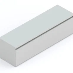 Garnero Arredamenti Mobile Tv In Legno|Mobile Tv Basso-Mobile porta TV 138x40h cm con cassettone Sunset Grigio chiaro