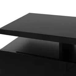 Garnero Arredamenti Mobile Tv Basso-Mobile porta TV 180x56h cm Blackburn Nero Lucido