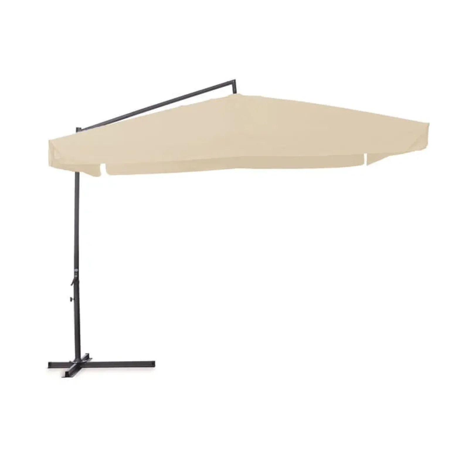 Garnero Arredamenti Ombrelloni Da Giardino-Ombrellone 300x300cm da giardino con braccio laterale ecru Vita