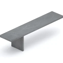 Garnero Arredamenti Mensole E Pensili-Panca da terra 184x45h cm Sunset Antracite