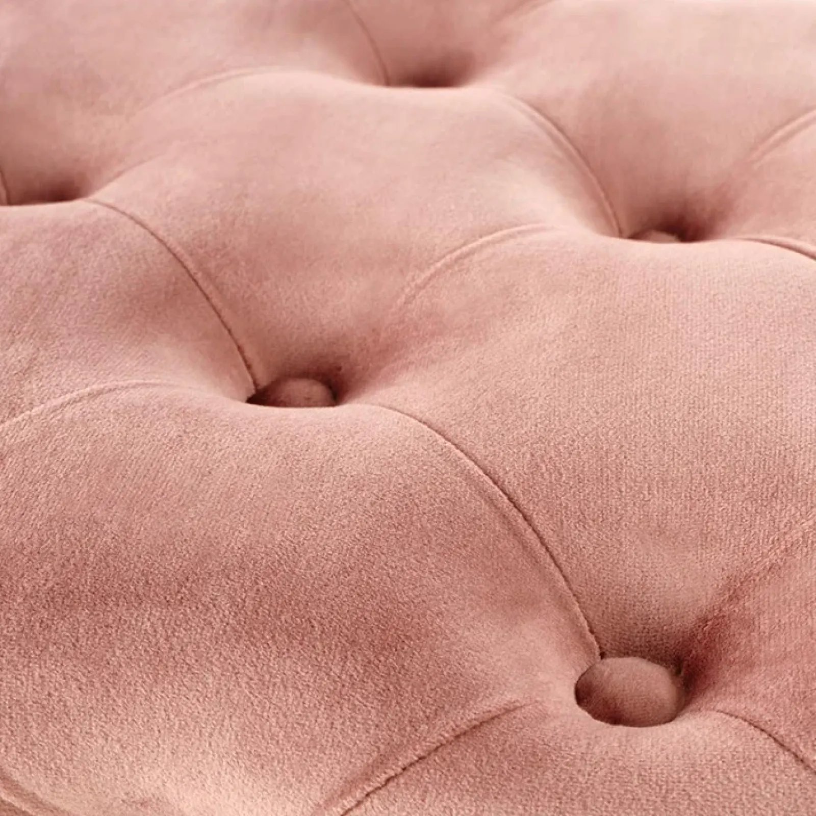 Garnero Arredamenti Panca Ingresso-Panca moderna 100x45cm in tessuto rosa oro Napoleon