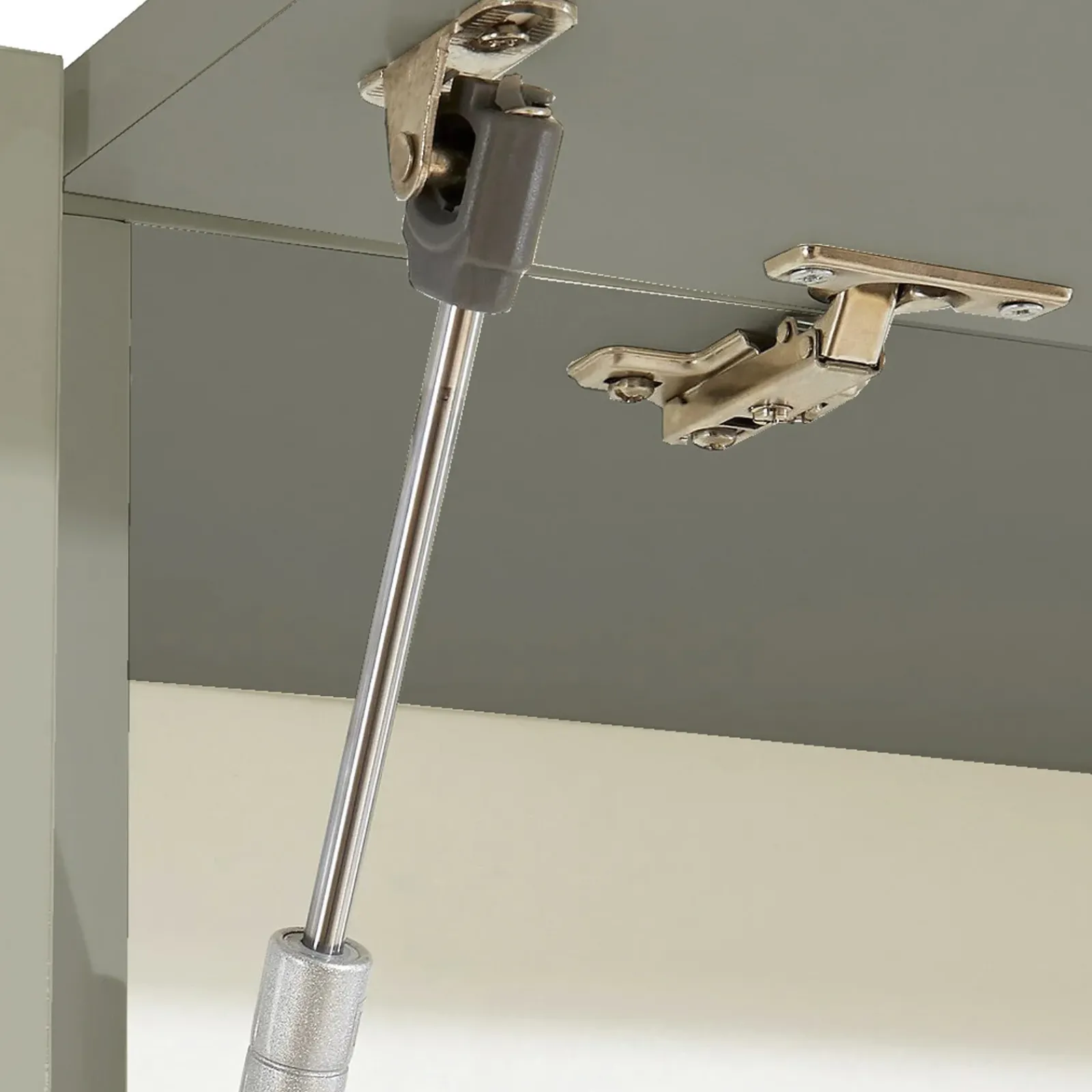 Garnero Arredamenti Parete Attrezzata A Terra|Pareti Attrezzate-Parete attrezzata 290x190h cm moderna tortora rovere Zenith Tortora - Rovere