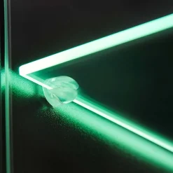 Garnero Arredamenti Pareti Attrezzate-Parete attrezzata 310x190h cm moderna rovere nero opaco York Gihome® Rovere Rustico