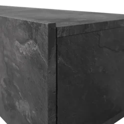 Garnero Arredamenti Parete Attrezzata A Terra|Pareti Attrezzate-Parete attrezzata 270x176h cm soggiorno nero Emotion Gihome® Ossido