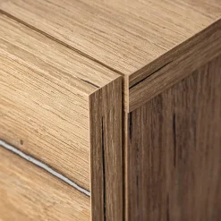 Garnero Arredamenti Parete Attrezzata Sospesa|Pareti Attrezzate-Parete attrezzata 210x162h cm soggiorno con led blu scuro rovere Feola