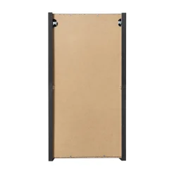 Garnero Arredamenti Pensili Per Bagno-Pensile bagno sospeso 30x57h cm cannettato 1 anta Cleany Nero