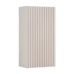 Garnero Arredamenti Pensili Per Bagno-Pensile bagno sospeso 30x57h cm cannettato 1 anta Cleany Beige