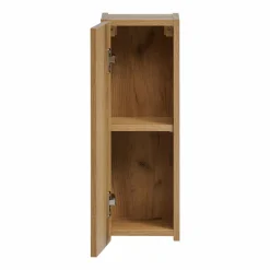 Garnero Arredamenti Pensili Per Bagno-Pensile bagno sospeso 20x57h cm 1 anta rovere Rovery