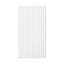 Garnero Arredamenti Pensili Per Bagno-Pensile bagno sospeso 30x57h cm cannettato 1 anta bianco Cleany Bianco Opaco