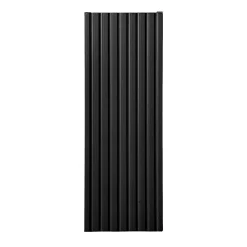 Garnero Arredamenti Pensili Per Bagno-Pensile bagno sospeso 20x57h cm cannettato 1 anta Cleany Nero