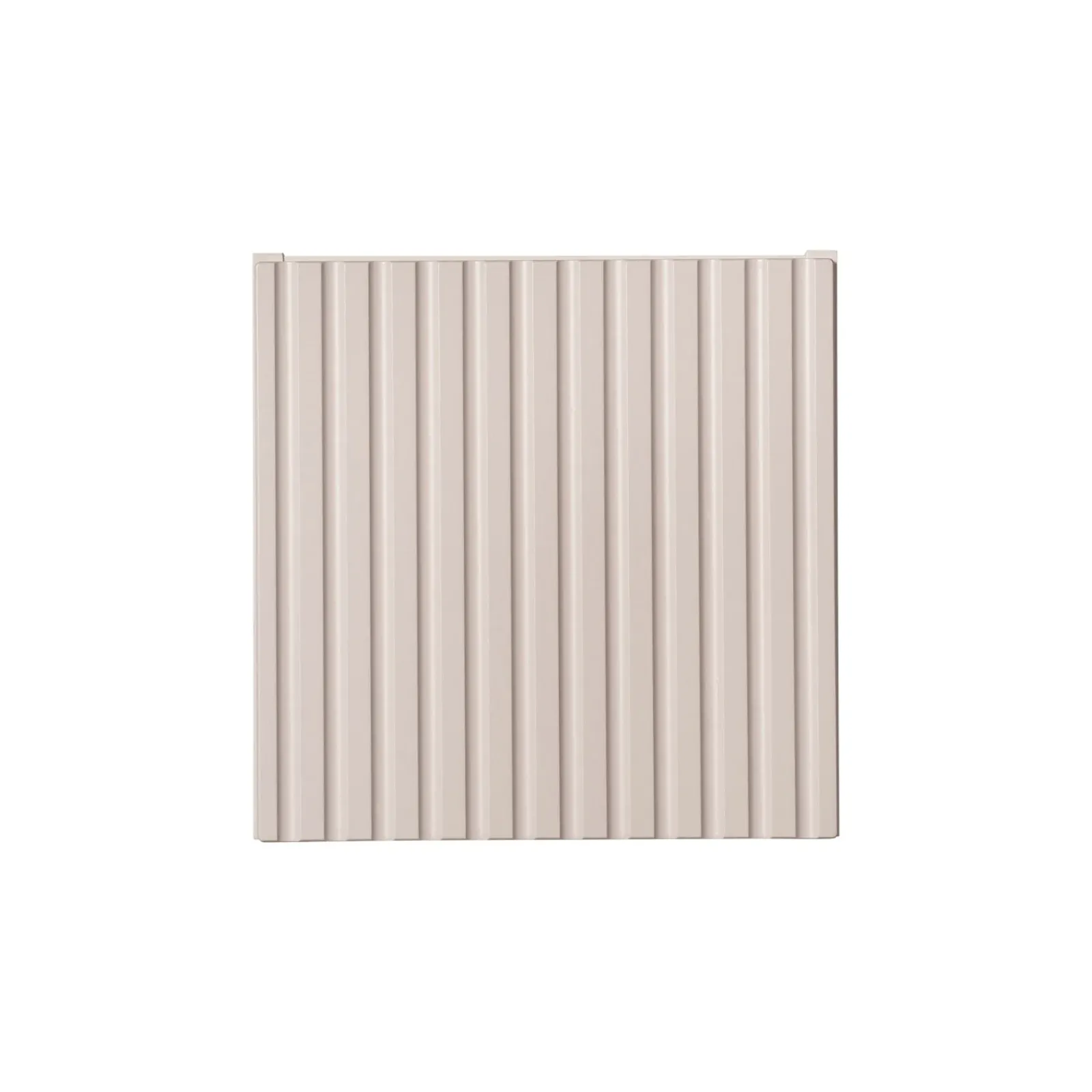 Garnero Arredamenti Pensili Per Bagno-Pensile cubo bagno sospeso 30x30h cm cannettato 1 anta Cleany Beige