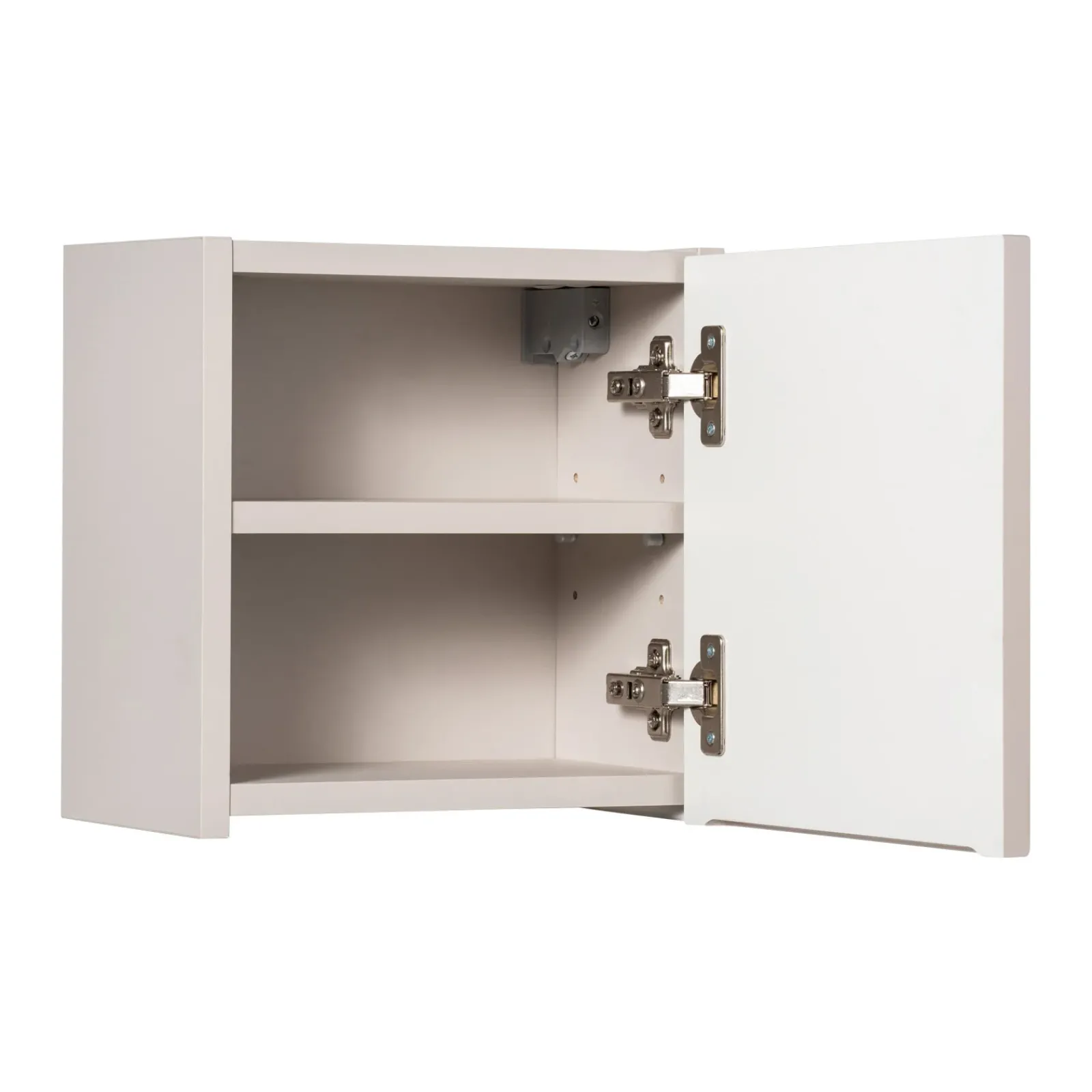Garnero Arredamenti Pensili Per Bagno-Pensile cubo bagno sospeso 30x30h cm cannettato 1 anta Cleany Beige