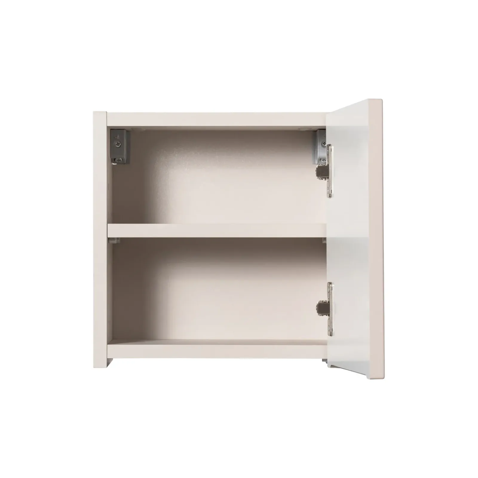 Garnero Arredamenti Pensili Per Bagno-Pensile cubo bagno sospeso 30x30h cm cannettato 1 anta Cleany Beige