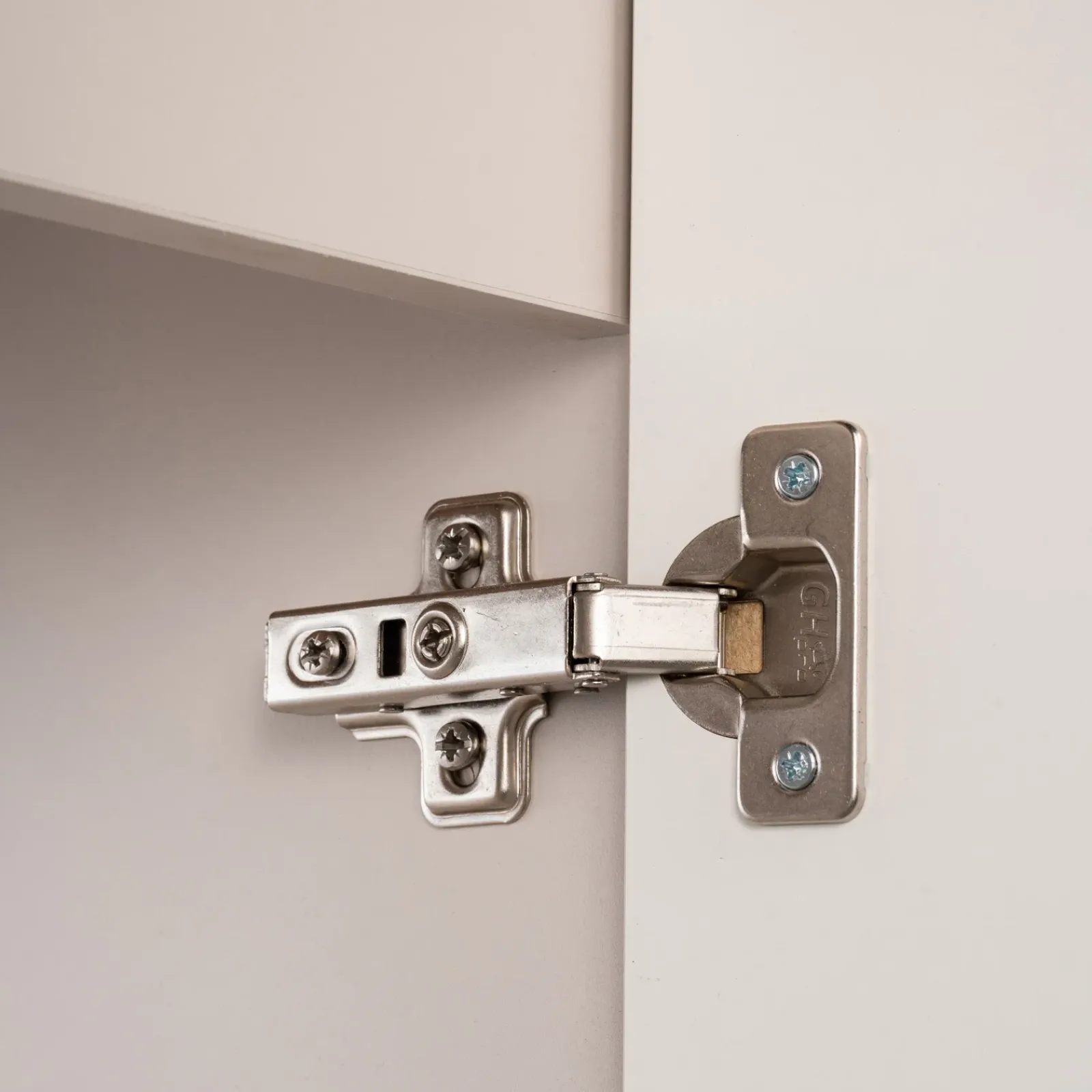 Garnero Arredamenti Pensili Per Bagno-Pensile cubo bagno sospeso 30x30h cm cannettato 1 anta Cleany Beige