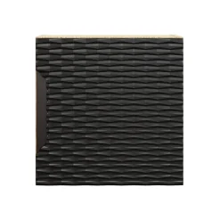 Garnero Arredamenti Pensili Per Bagno-Pensile cubo bagno sospeso 35x35h cm 1 anta nero rovere Swim Nero - Rovere