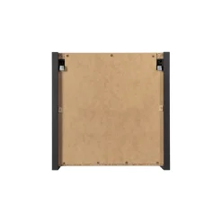 Garnero Arredamenti Pensili Per Bagno-Pensile cubo bagno sospeso 30x30h cm cannettato 1 anta Cleany Nero