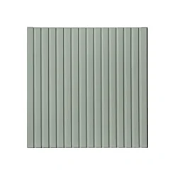Garnero Arredamenti Pensili Per Bagno-Pensile cubo bagno sospeso 30x30h cm cannettato 1 anta verde salvia Greeny