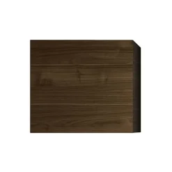 Garnero Arredamenti Mensole E Pensili-Pensile cubo da parete 55x50h cm 1 anta dark Infinity Noce