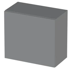 Garnero Arredamenti Pensili Per Bagno-Pensile cubo sospeso bagno 55x50h cm 1 anta reversibile Sunset Grigio scuro