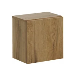 Garnero Arredamenti Pensili Per Bagno-Pensile cubo sospeso 30x30h cm 1 anta reversibile Corallo