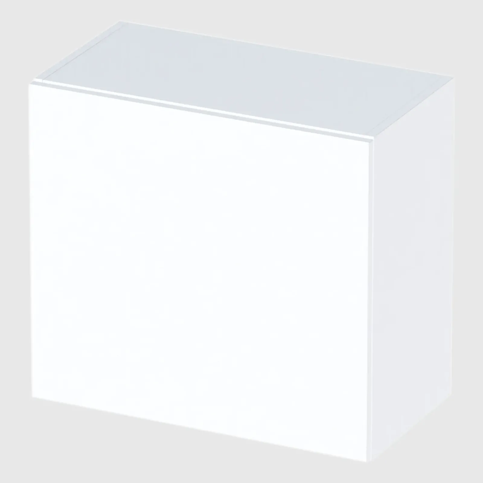 Garnero Arredamenti Mensole E Pensili|Mensole E Pensili-Pensile cubo sospeso 55x50h cm 1 anta reversibile Sunset Bianco Lucido