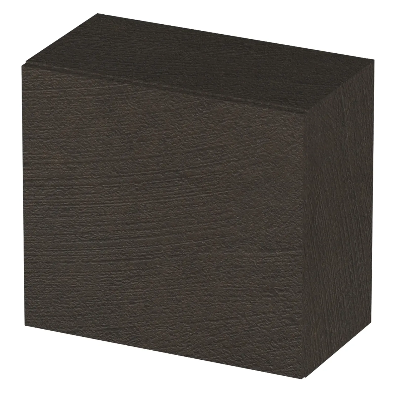 Garnero Arredamenti Mensole E Pensili-Pensile cubo sospeso 55x50h cm 1 anta reversibile nero Sunset Ossido