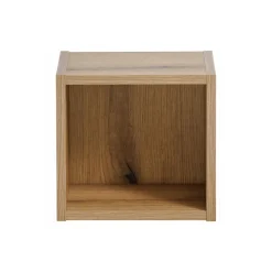 Garnero Arredamenti Pensili Per Bagno-Pensile cubo 27x28h cm Corallo Rovere