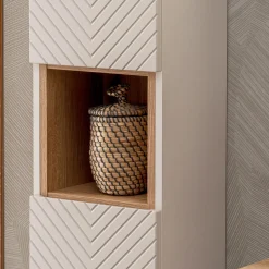 Garnero Arredamenti Pensili Per Bagno-Pensile cubo 27x28h cm Corallo Rovere
