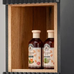 Garnero Arredamenti Pensili Per Bagno-Pensile cubo 27x28h cm Corallo Rovere