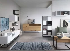 Garnero Arredamenti Mensole E Pensili-Pensile cubotto sospeso 30x30h cm 1 anta bianco Erice Gihome® Bianco Opaco